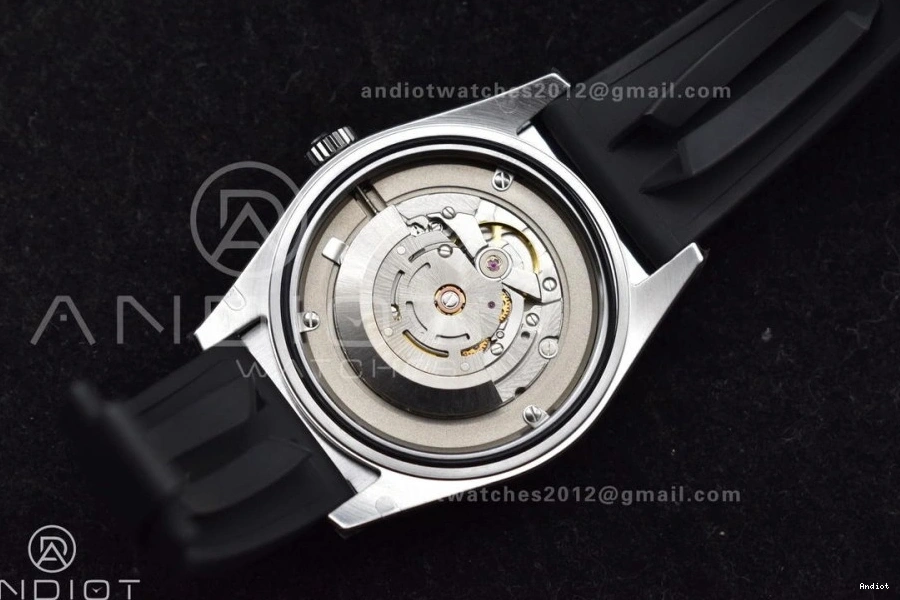 A23J ZF Strap (Gain Black on Best Sky-Dweller SS 336239 Edition Dial Weight) Oysterflex 1:1 0404